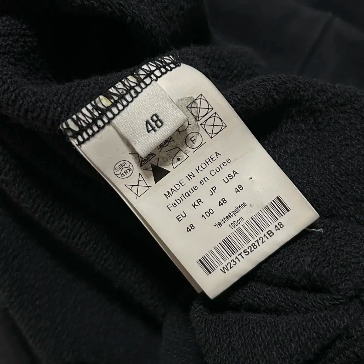 WOOYOUNGMI(ウーヨンミ) バックロゴ スウェットシャツ ( 48