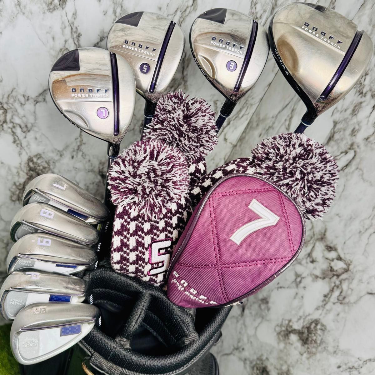 【CB無し】グローブライド オノフ 2018 レディースゴルフセット 9本 A CB無し】グローブライド オノフ 2018 レディースゴルフセット 9