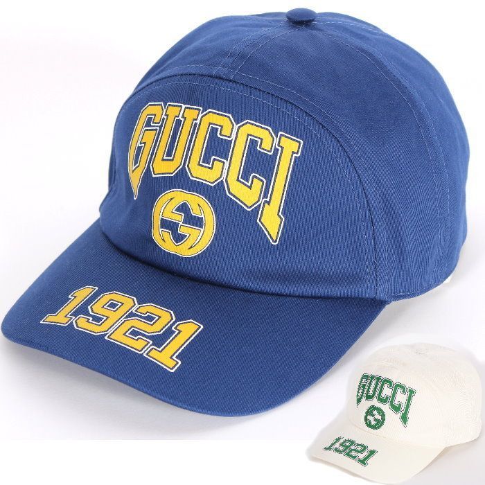 お値下げ！】 GUCCI グッチ ベースボールキャップ 773135 4HA7F ブルー 