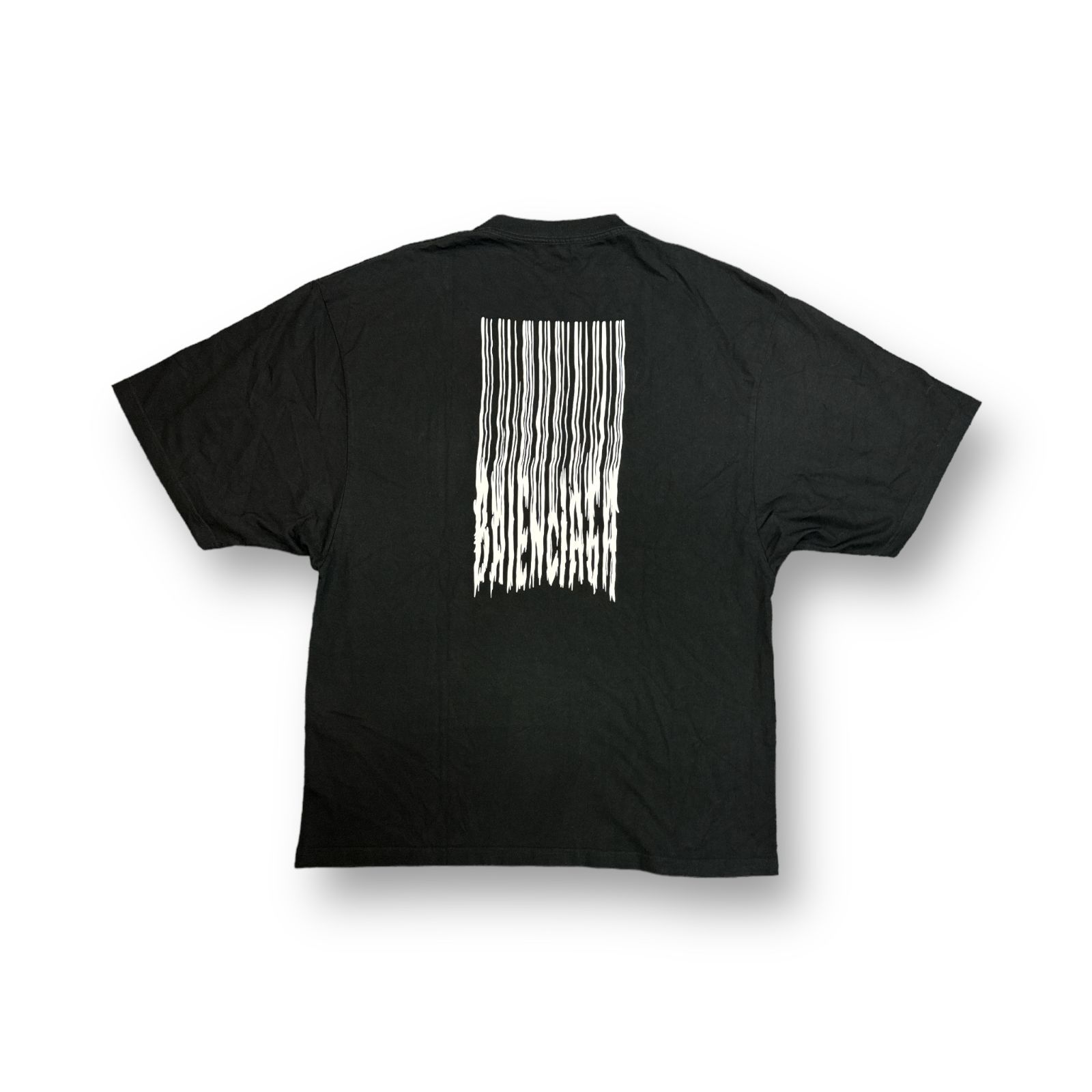 国内正規 BALENCIAGA 21AW バーコードロゴTシャツ 半袖 バレンシアガ 