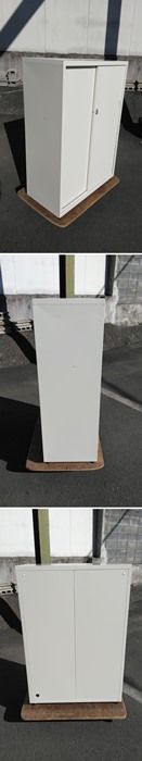 ホワイト 引戸型書庫