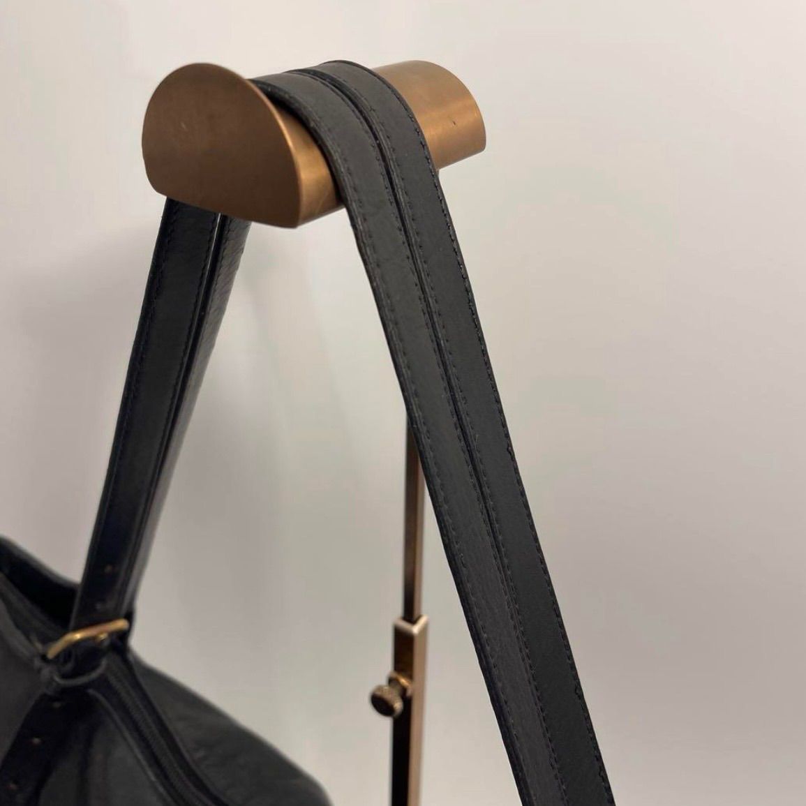 ⭐️定価25万 J&M Davidson クロコ型押しビジネスバッグ ブラック