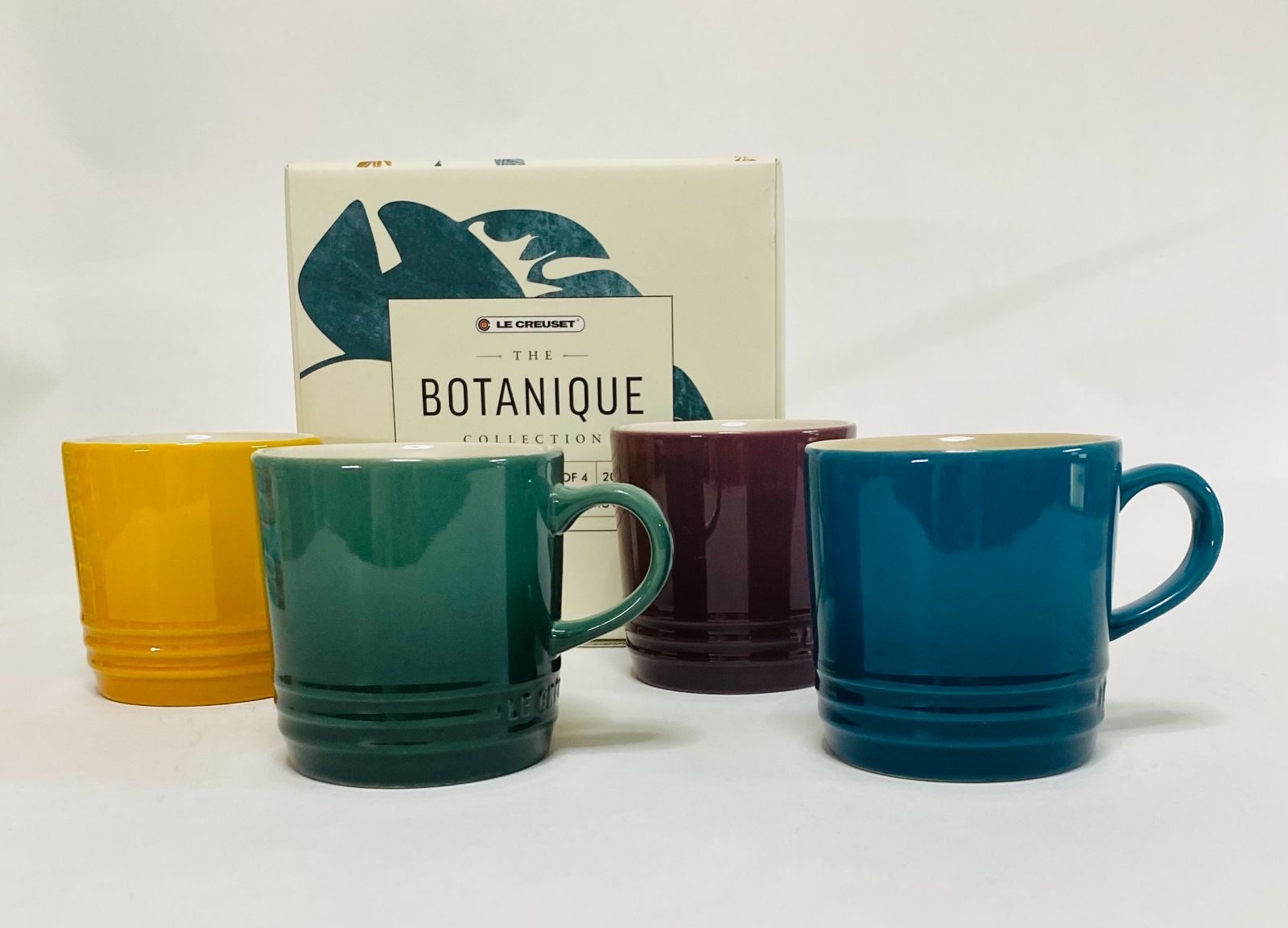 ル クルーゼ ボタニークコレクション カプチーノ マグ 200ml 4個 入り マグカップ