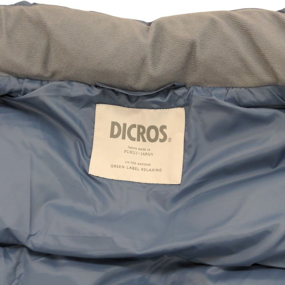 UNITED ARROWS green label relaxing DICROS ダウンベスト UNITED ARROWS green label relaxing DICROS ダウンベスト