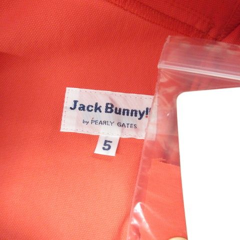 PEARLY GATES - パーリーゲイツ ジャックバニー ゴルフ パンツ ストレッチ 薄手 オレンジ 5 パーリーゲイツ PEARLY GATES Jack Bunny ジャックバニー ゴルフ