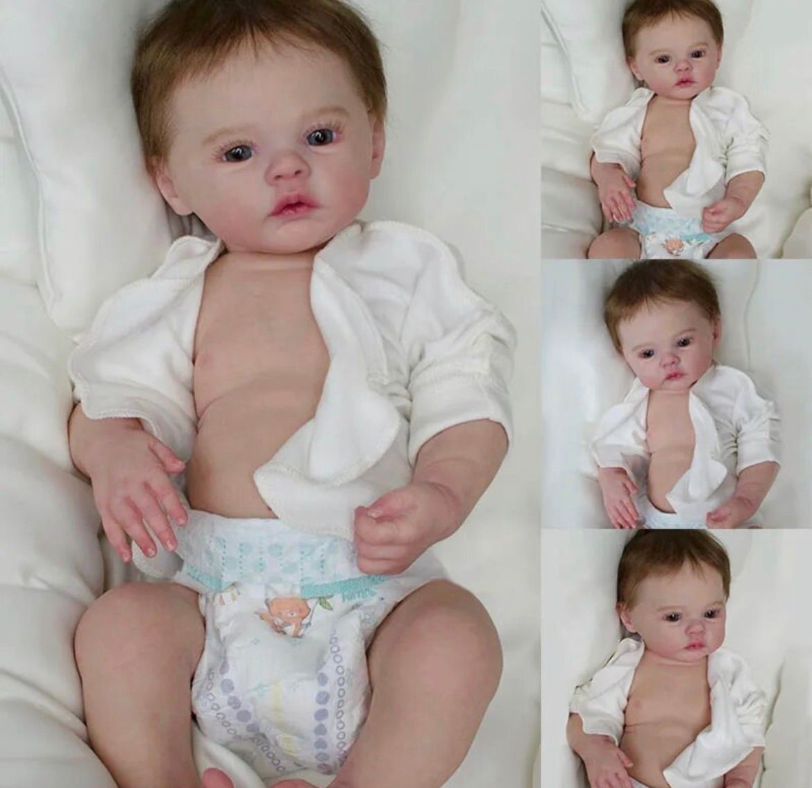 リボーンドール 赤ちゃん人形 19インチ 50cm ヨーロッパハーフ顔 