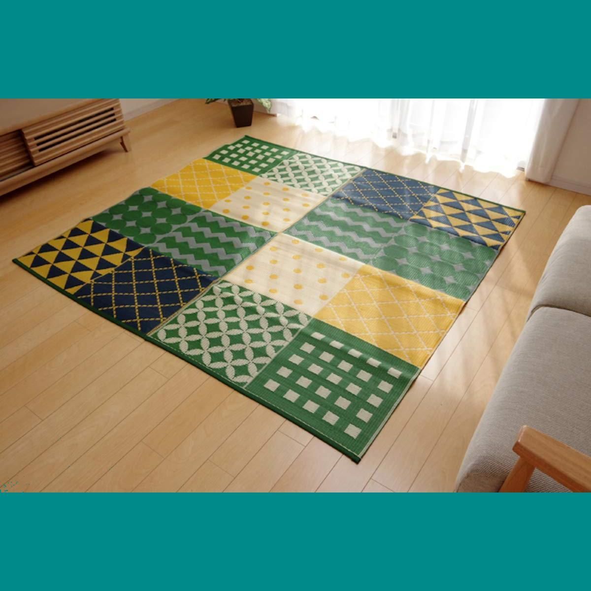 ふっかり！ウィルトン織 ギャッベ 高密度 ラグ 200×250cm-101001