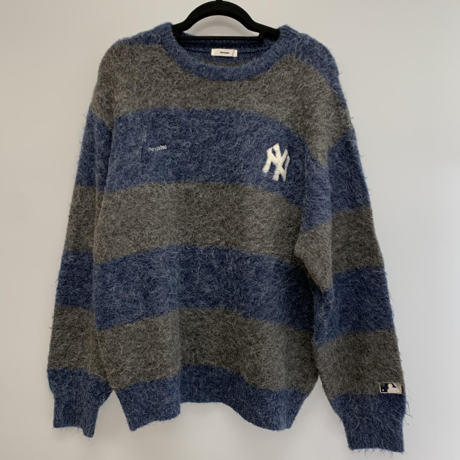 姫路東店】 中古 PERUSHU | ペルーシュ セーター モヘアタッチボーダー