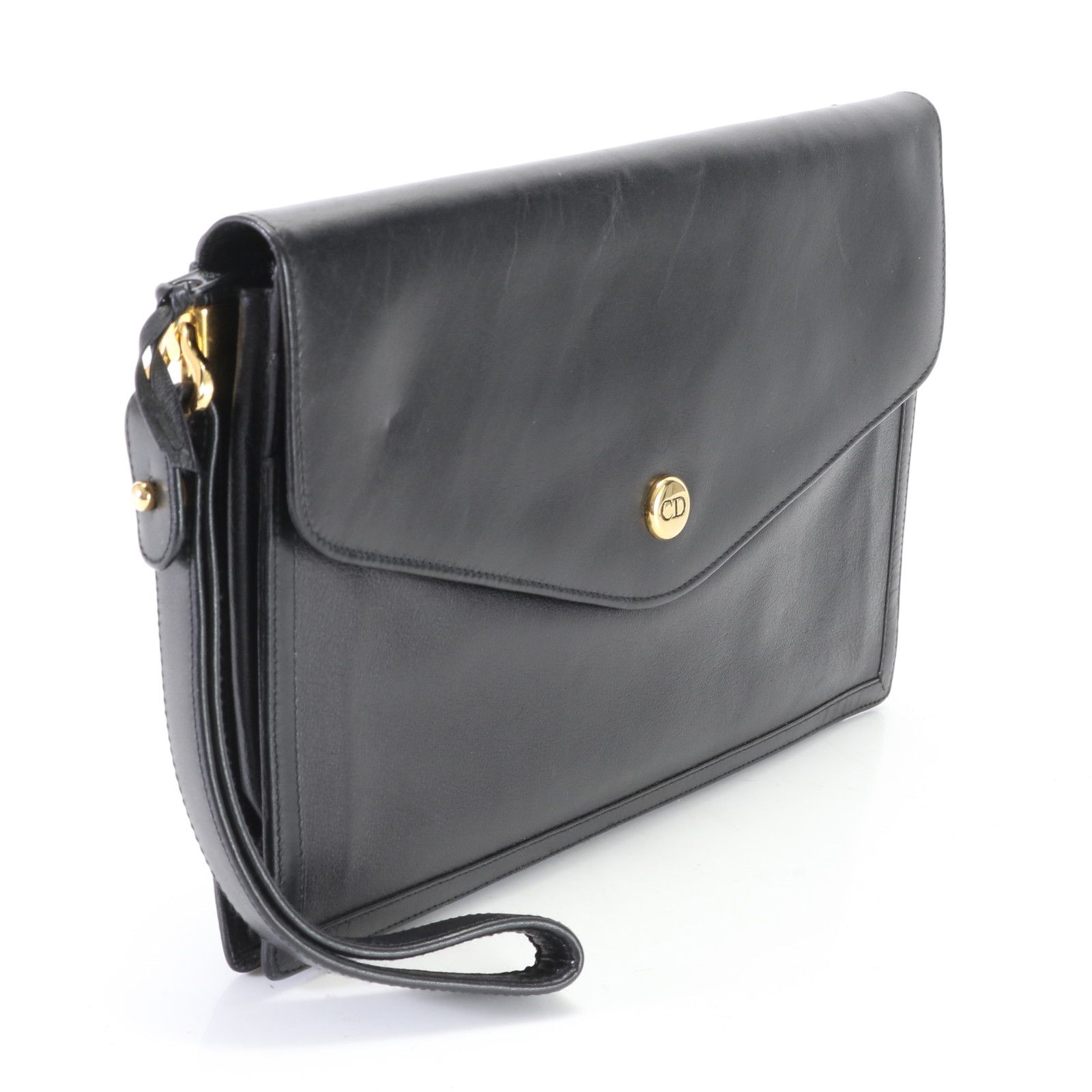 美品 Christian Dior VINTAGE クラッチバッグ トロッター 