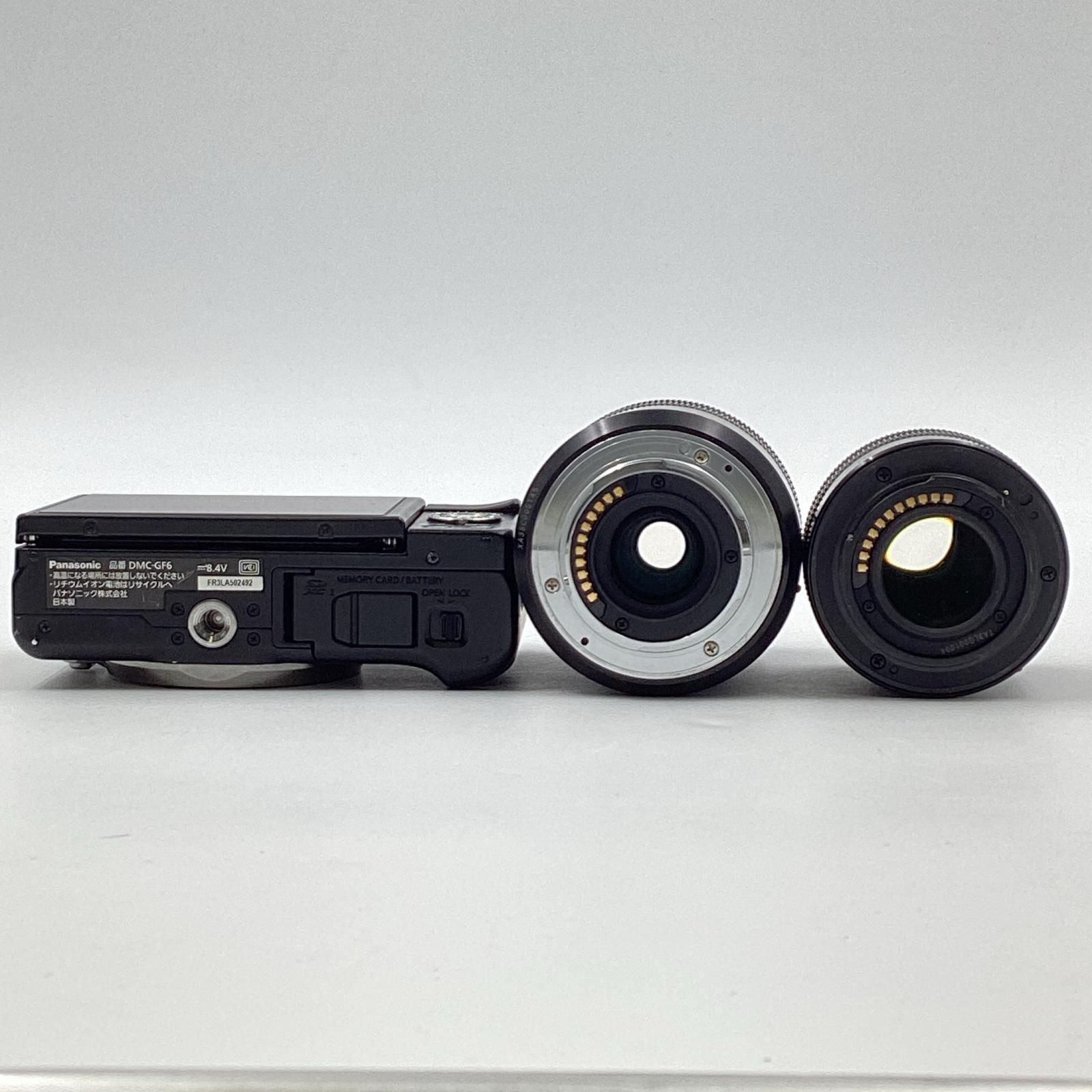 Panasonic デジタル一眼 LUMIX DMC-GF6W-K ダブルズームレンズキット