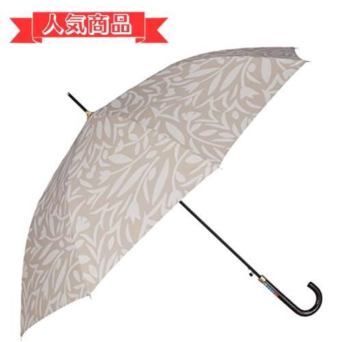 Happy-shops [ムーンバット] Sweet Jasmil(スイートジャスミン) ビッグフラワー 長傘 晴雨兼用 ジャンプ 【UV90％以上・遮光率90％以上・PUコーティング】 レディース 21-222-91721-00-21-60 ベージュ 親骨の