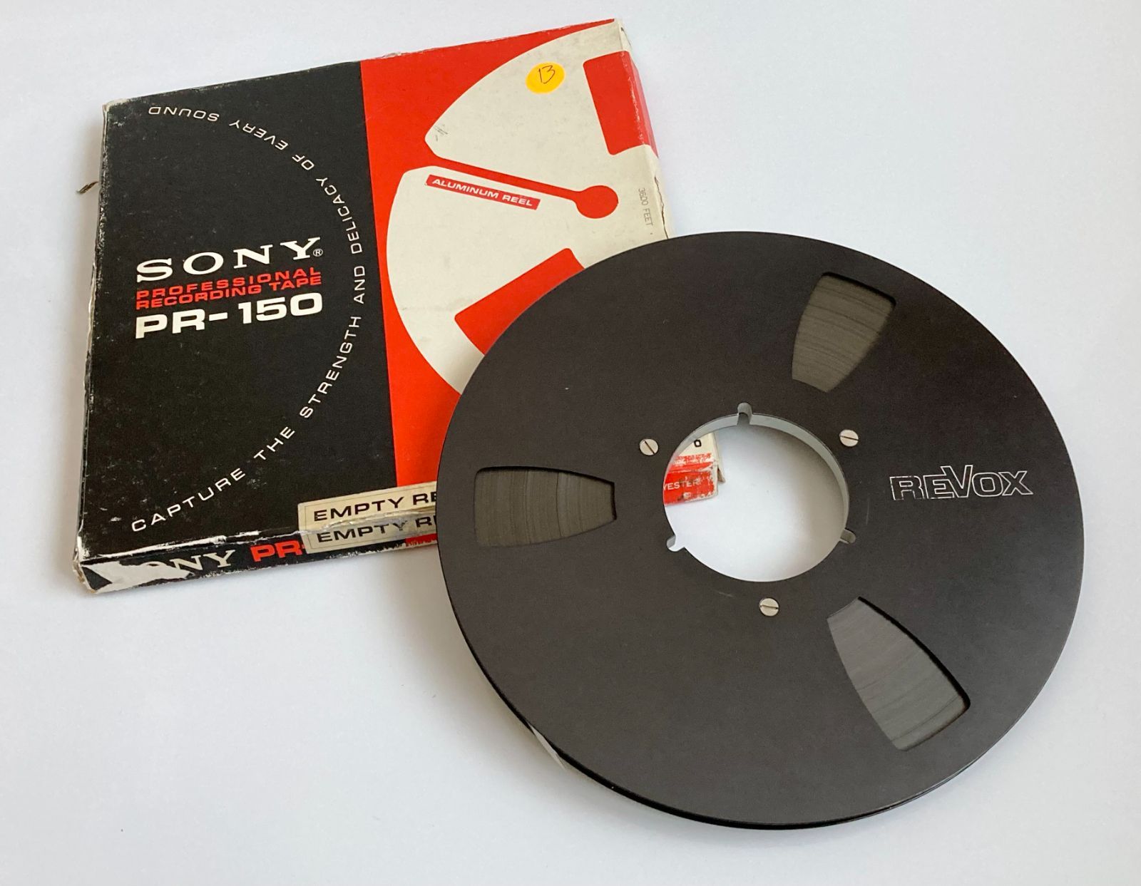 REVOX ルボックス 10号 オープンリール メタルリール 黒 ブラック アルミ製