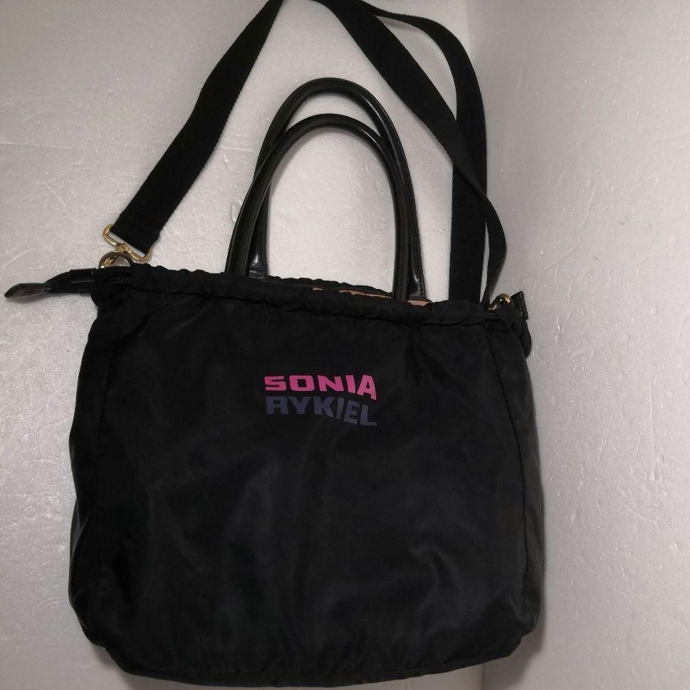 SONIA RYKIEL 黒パーティーバック 中古・古着通販】SONIA RYKIEL (ソニア リキエル) スタッズ