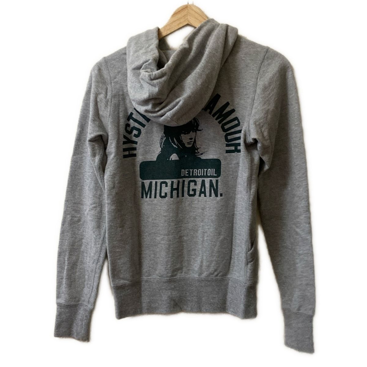HYSTERIC GLAMOUR ヒステリックグラマー パーカー サイズF レディース - グレー×ダークグレー 長袖