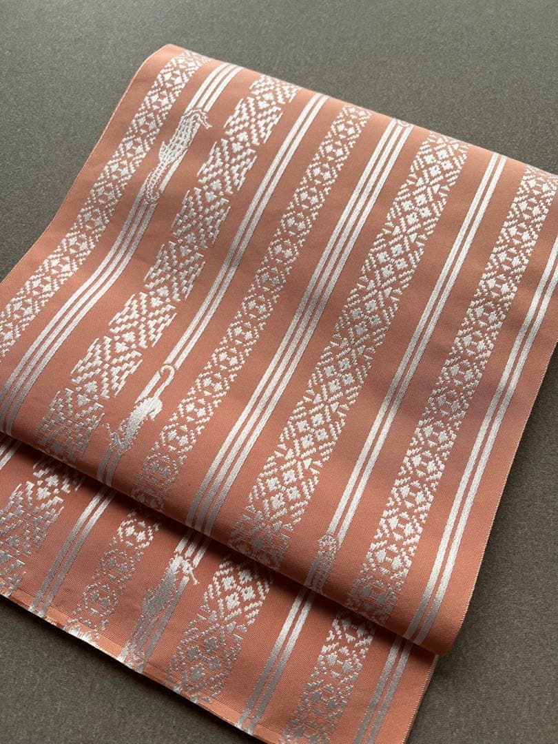 博多帯 八寸名古屋帯 タツノオトシゴ