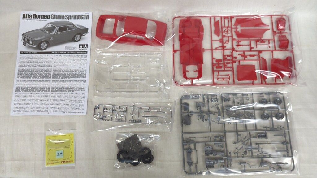 タミヤ 1/24 アルファロメオGTA (１／２４ スポーツカー:24188) wyw801m 1/24 ALFA ROMEO GIULIA SPRINT GTA | TAMIYA