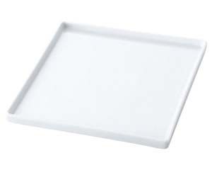 ラ559 018 TUBE WHITE 18 cmスクウェアプレート