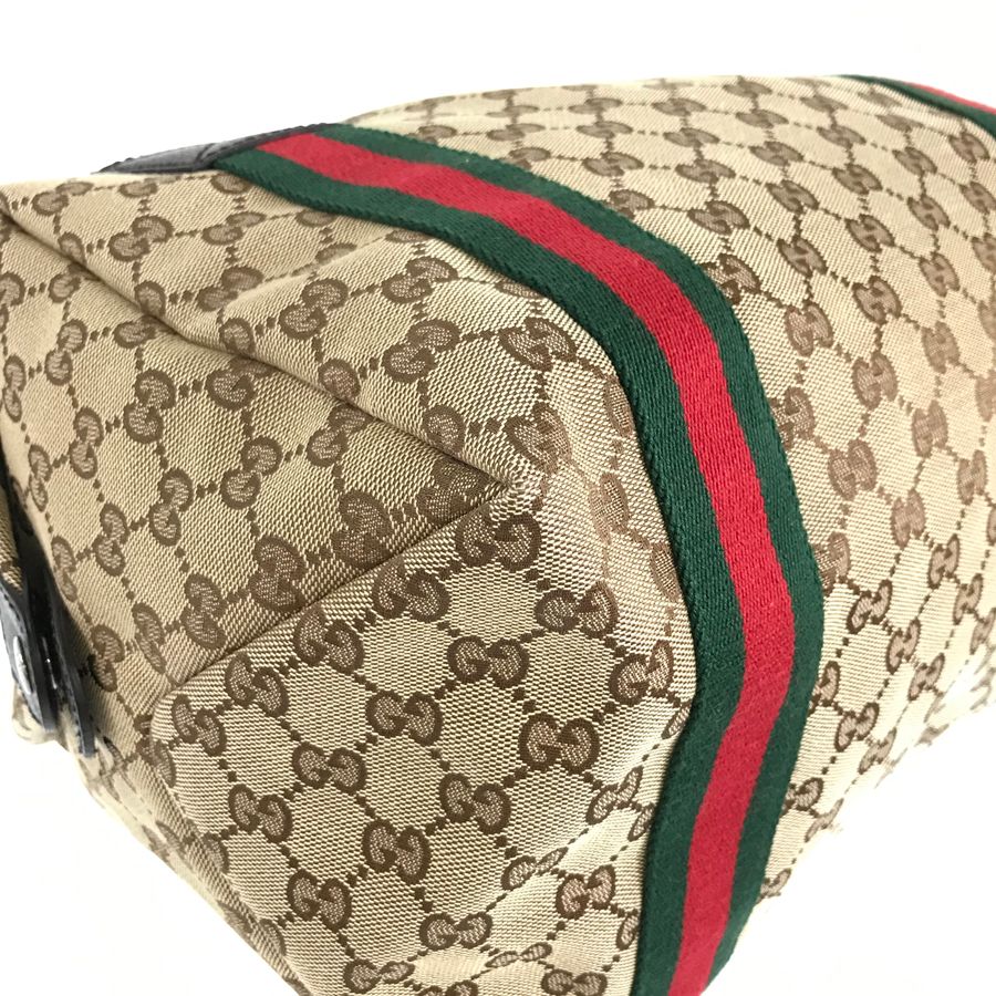 美品 GUCCI GGキャンバス 235135 ボストンバッグ ベージュ グッチ GUCCI GGスプリーム 235135 ベージュ キャンバス ボストン