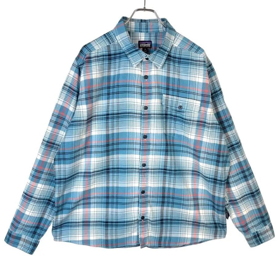 パタゴニア Patagonia WORN WEAR シャツ 長袖 コットン S グレー RN51884 /MY ■OS メンズ