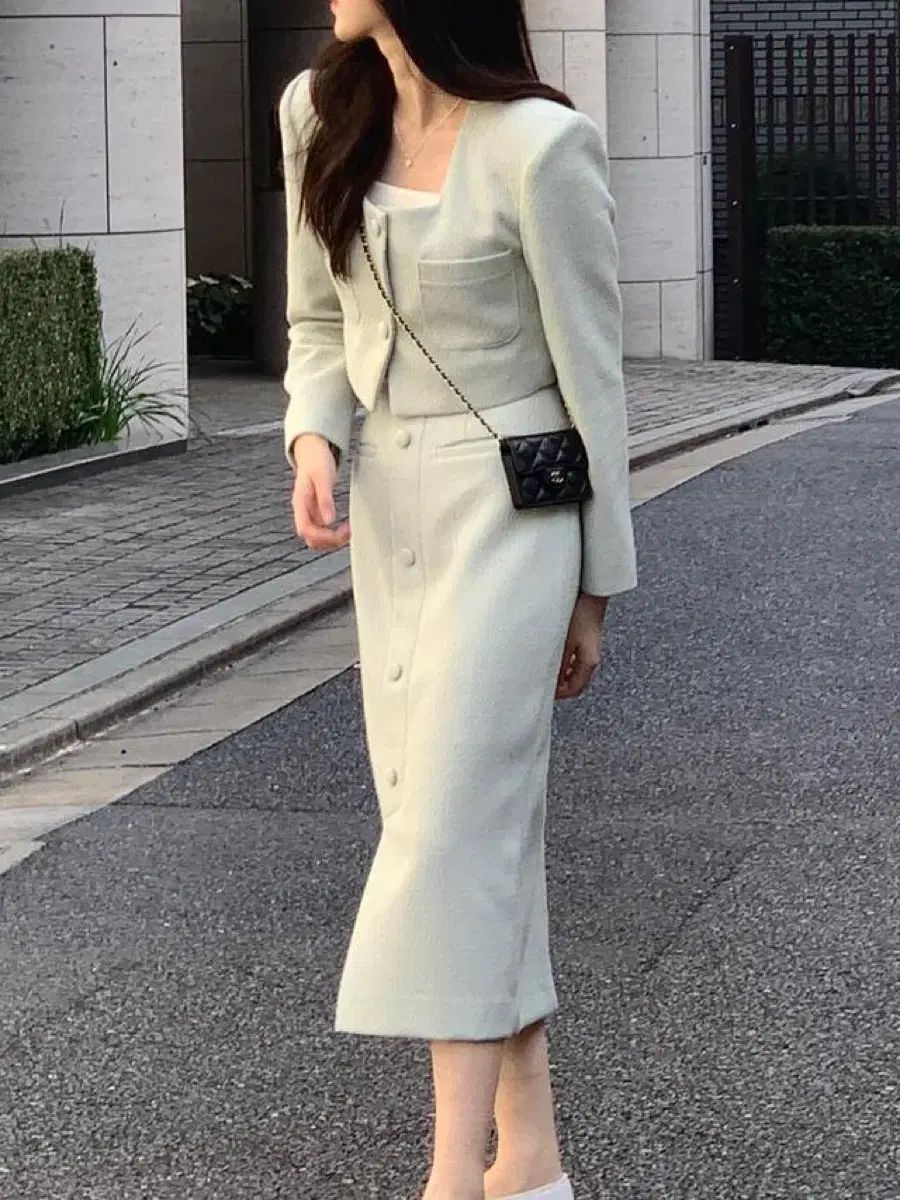 ツイード ジャケット ツイード スカート セットアップ セット