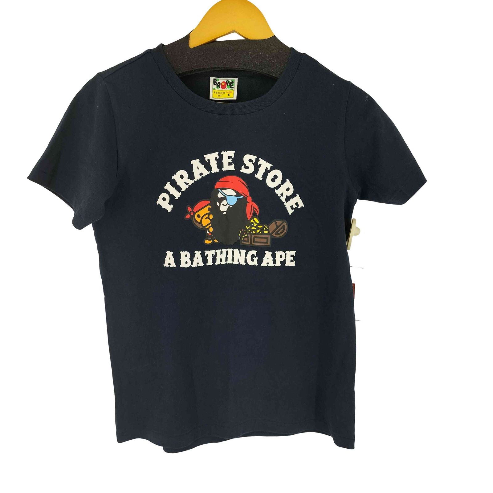 A BATHING APE PIRATE プリント プルオーバーパーカー L トップス