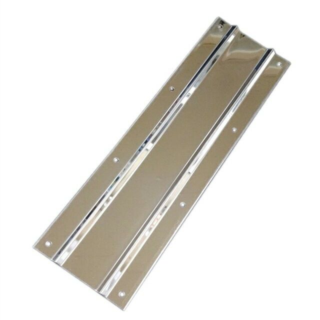 即 OK エストック 泥除けステンレスプレート 折り込み式 600mm×150mm 2枚セット 裏板 ビス付 ST-279P