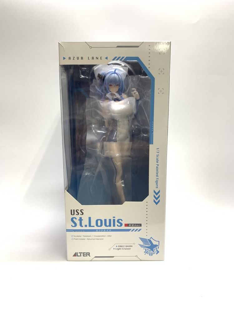 中古】開封・箱破れ有)1/7 ｾﾝﾄﾙｲｽ 軽装Ver.(ｱｽﾞｰﾙﾚｰﾝ) PVC&ABS製