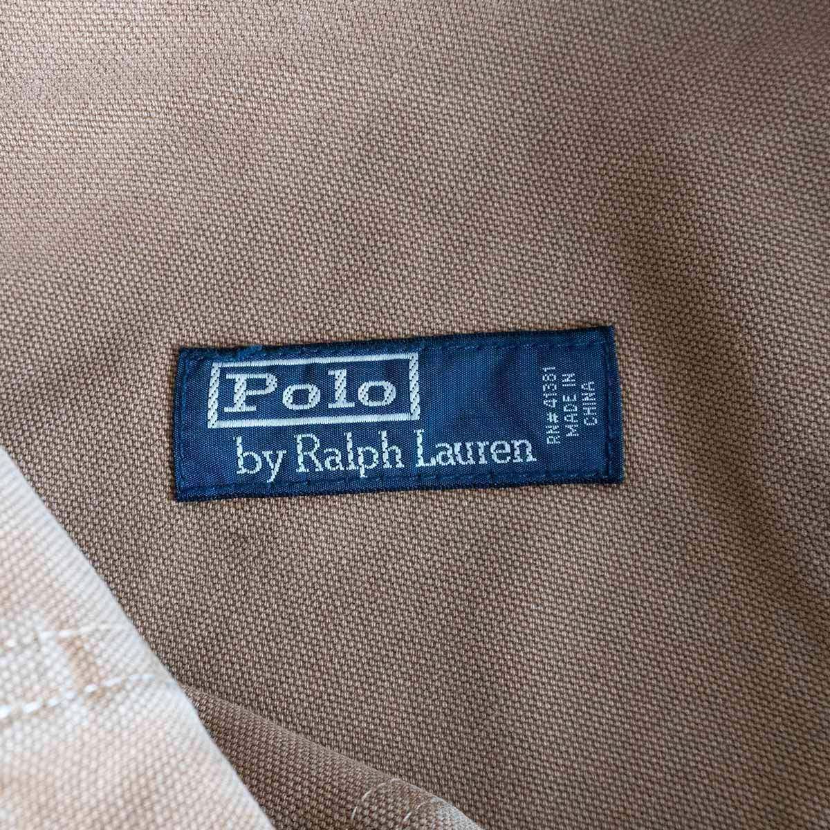【未使用に近い】ラルフローレン /ダック ダブルニー ペインター /76ｃｍ 雰囲気抜群】POLO RALPH LAUREN【キャンバスダック ダブルニー