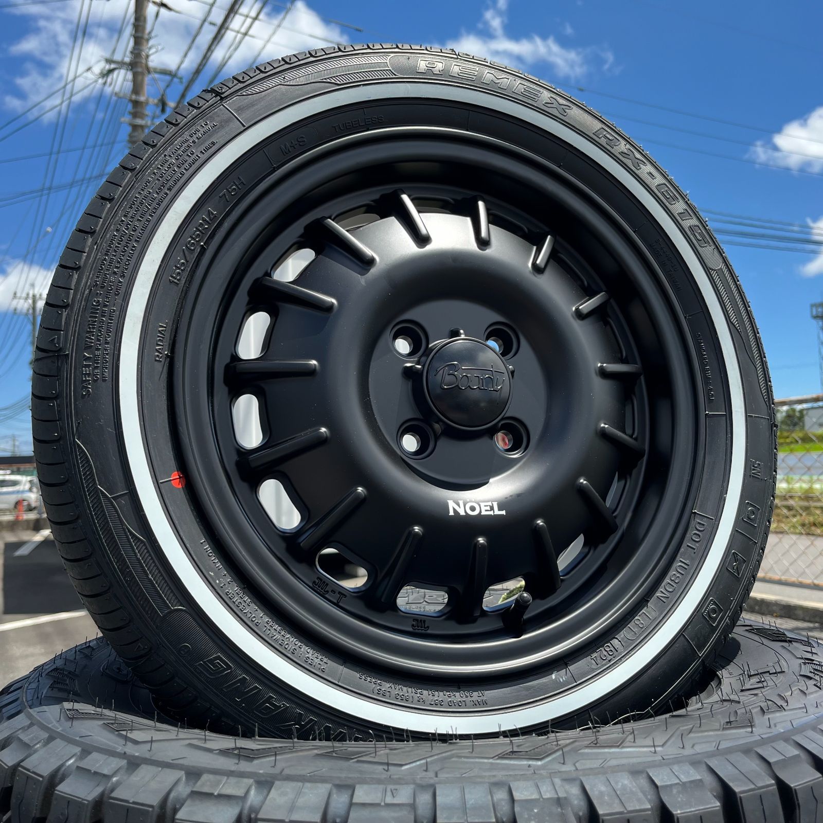 軽自動車タイヤホイール 4本セット 雑誌撮影用 特価品！ラパン ココア 