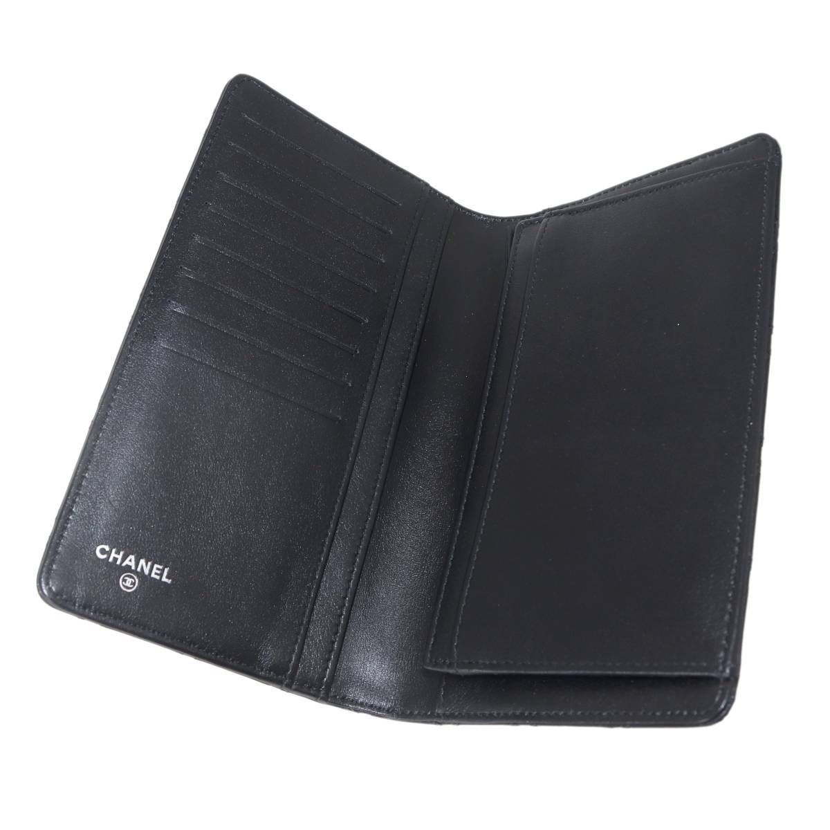 CHANEL /シャネル 二つ折り長財布 ビコローレ ブラック 16133616