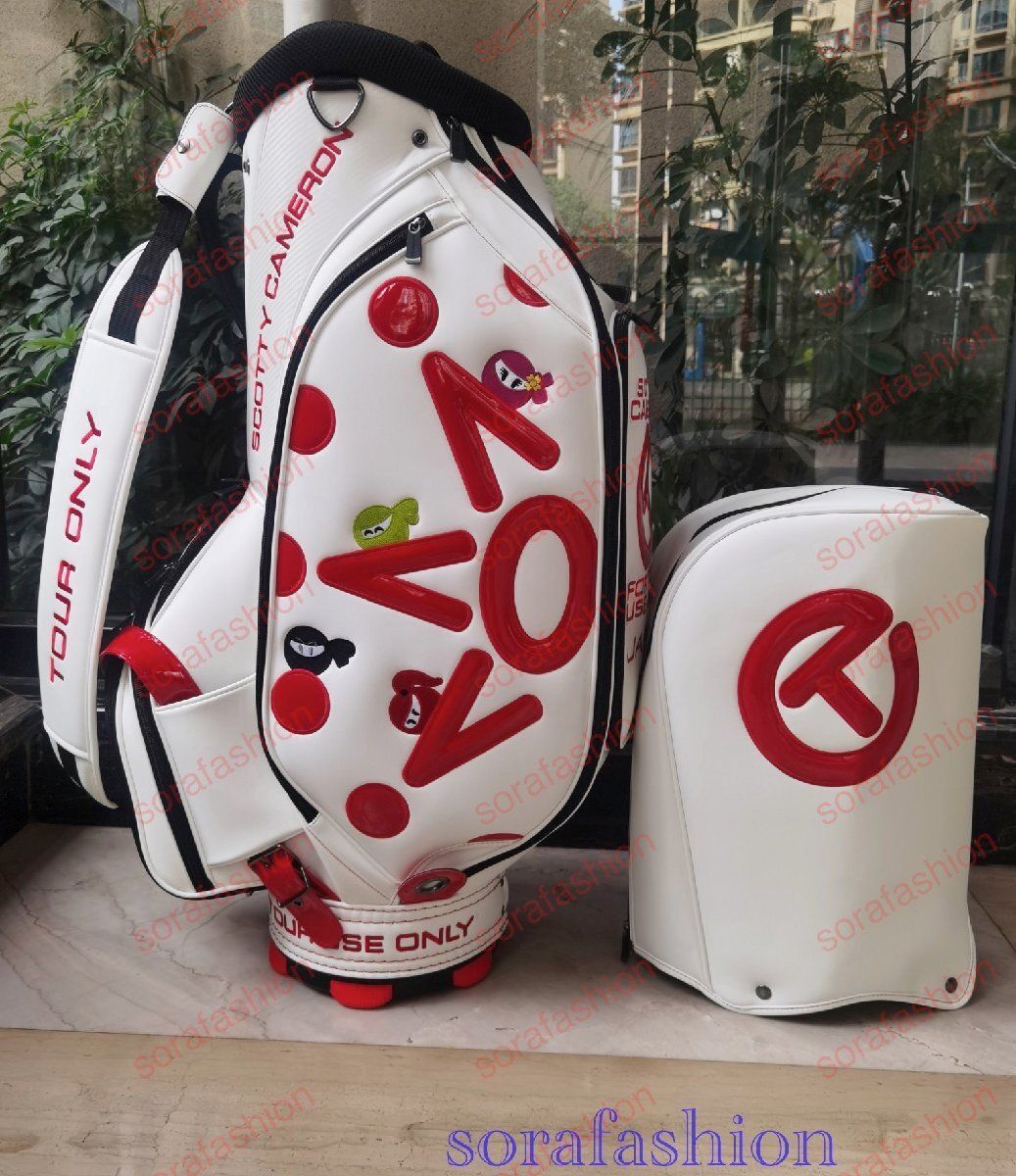 美品 パーリーゲイツ ゴルフバッグ キャディバッグ 9.5型 約5.5kg