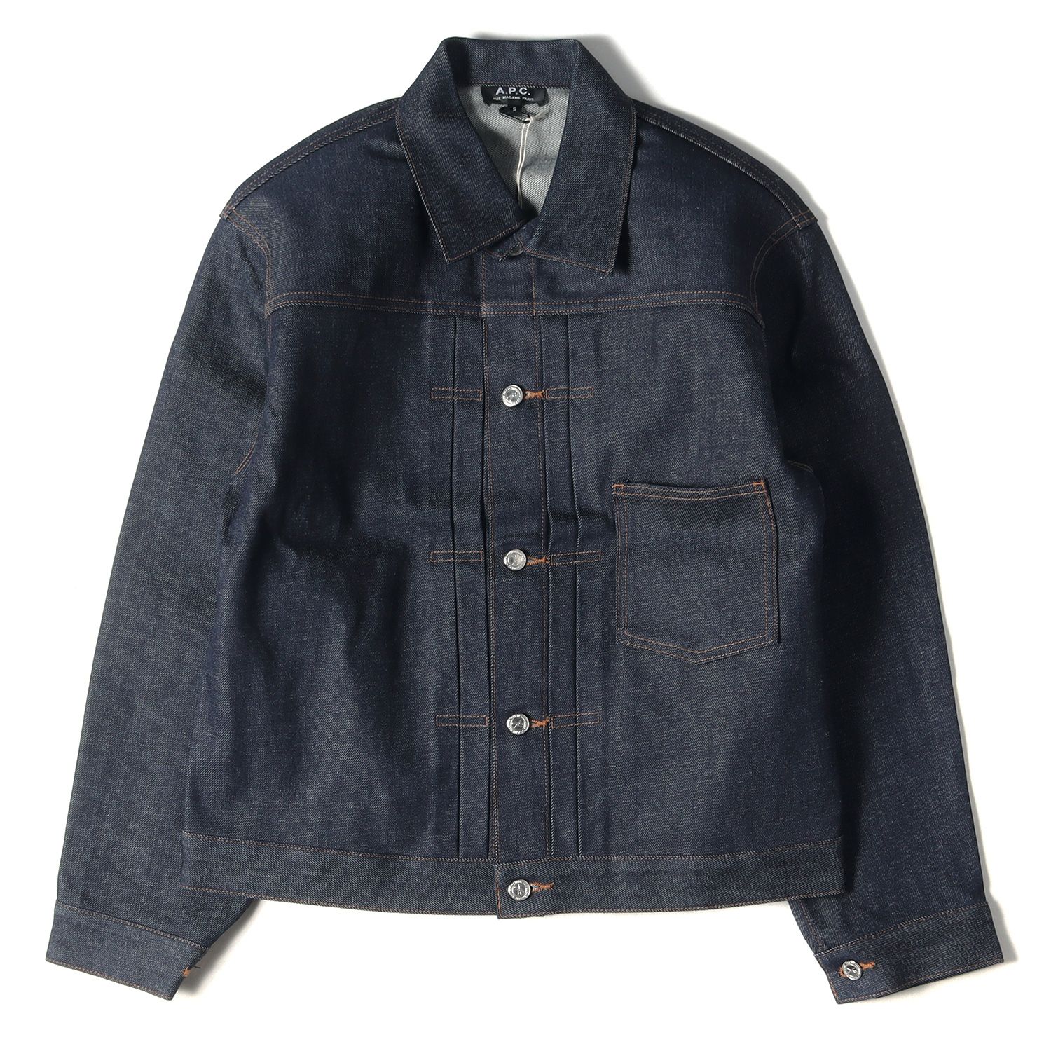 新品 A.P.C. アーペーセー 1st タイプ リジット デニム トラッカー