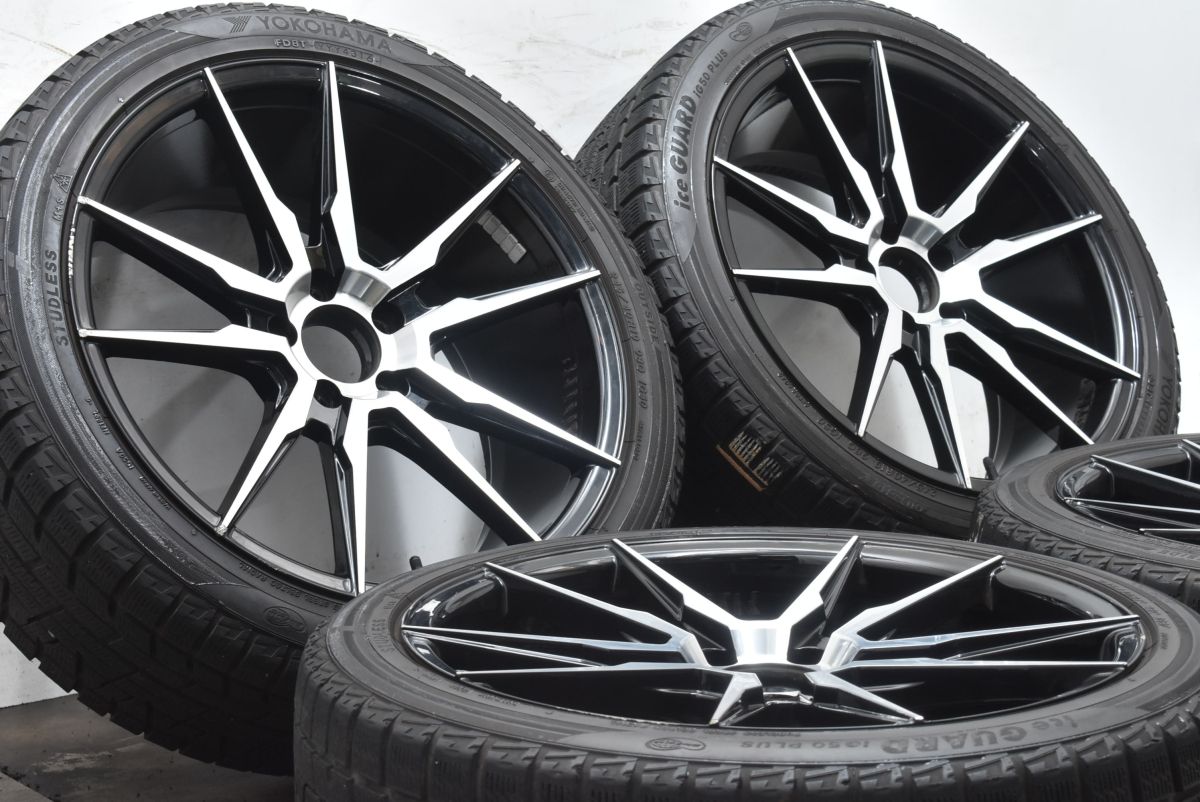 程度良好品 ベンツ用 社外 19in 8.5J 40 PCD112 ハブ径66.5 ヨコハマ アイスガード 245 40R19 W213 Eクラス C257 CLSクラス