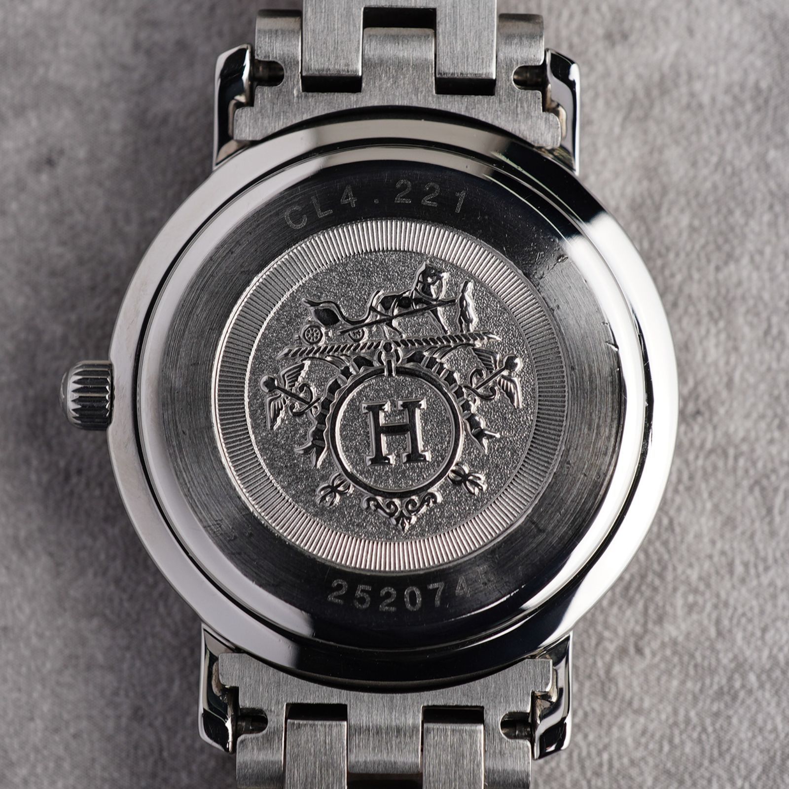 【HERMES】✨極美品✨ クリッパーナクレ12Pダイヤ レディース 腕時計 HERMES クリッパー ナクレ レディース 腕時計 12P ダイヤ クオーツ