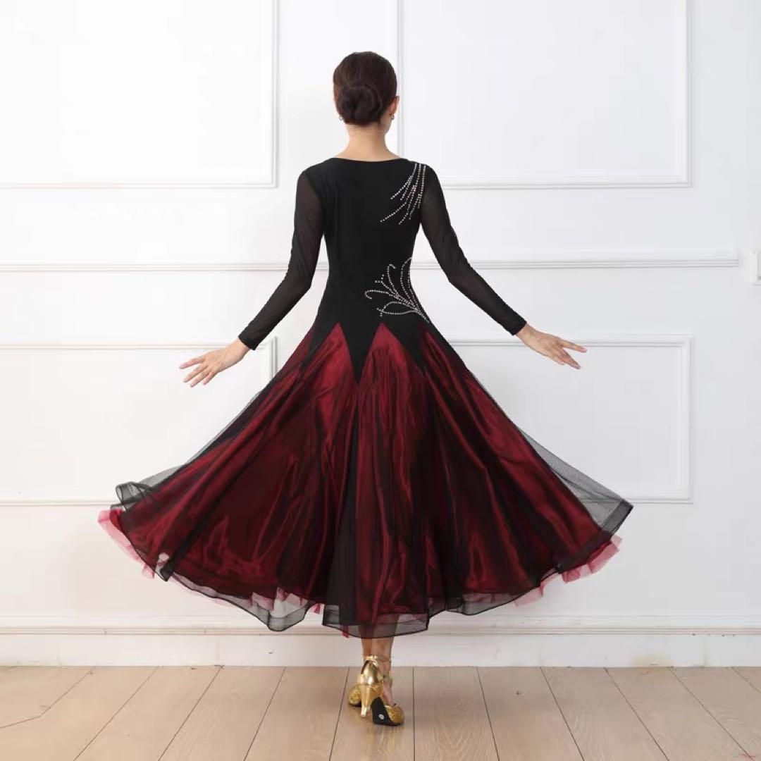 ストーン付きトップス 練習着 スタンダードにもラテンにも！ Amazon.co