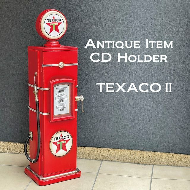 アンティークアイテムCDホルダー［ガスポンプ（TEXACO）］＜アメリカン