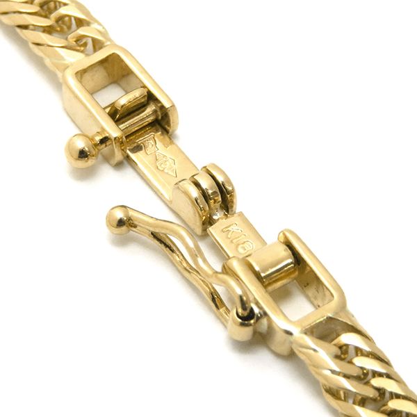 喜平 KIHEI ブレスレット K18 18金 18.5cm 5.2g 8面 トリプル K18YG