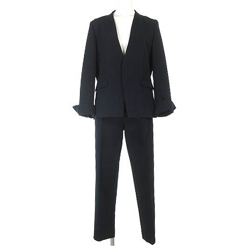 美品】ROPE PICNICセットアップ ネイビー ワイドパンツ ストレッチS