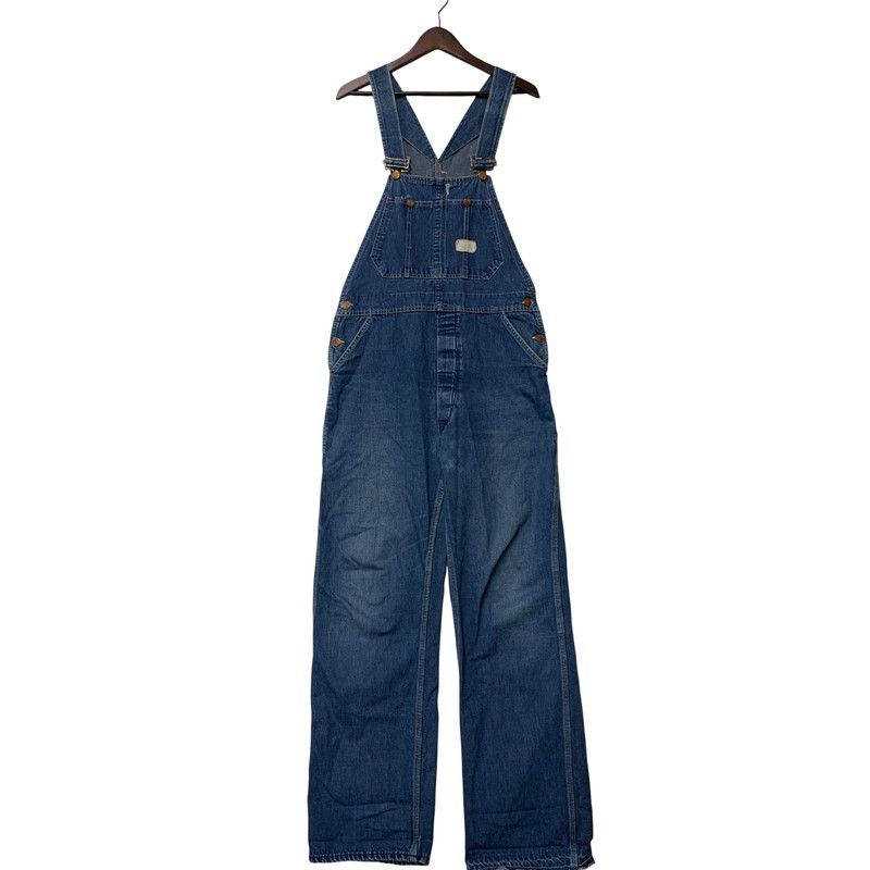 品 ROUND HOUSE ラウンドハウス プリントタグ DENIM OVERALL デニム オーバーオール 157-251022-cs-02-izu