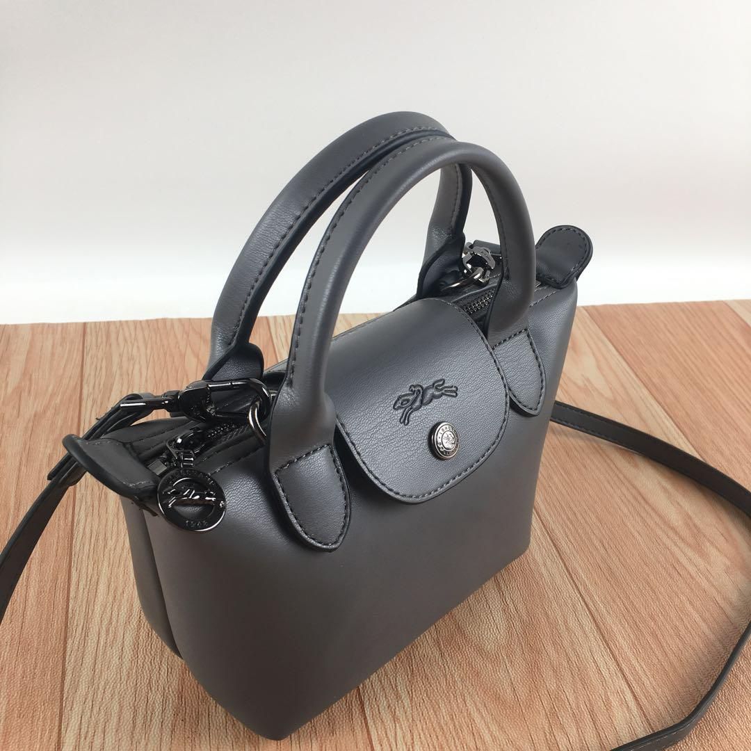 新品ロンシャン ルプリアージュ キュイール レザーハンドバッグ 新品ロンシャン ルプリアージュ キュイール XS 3way レザー