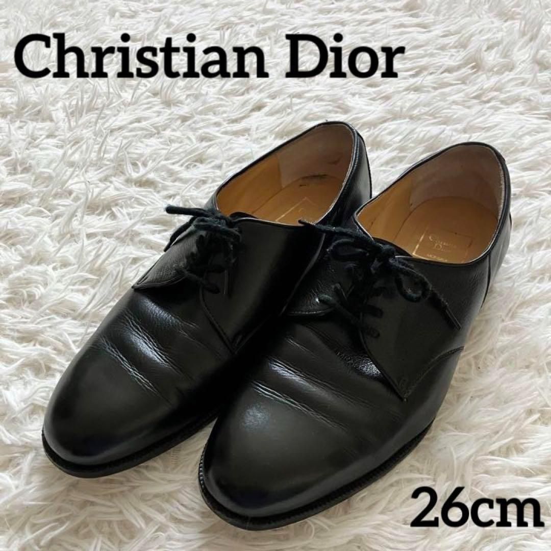 愛用 美品！Christian Dior 革靴 ビジネスシューズ ブラック サイズ42