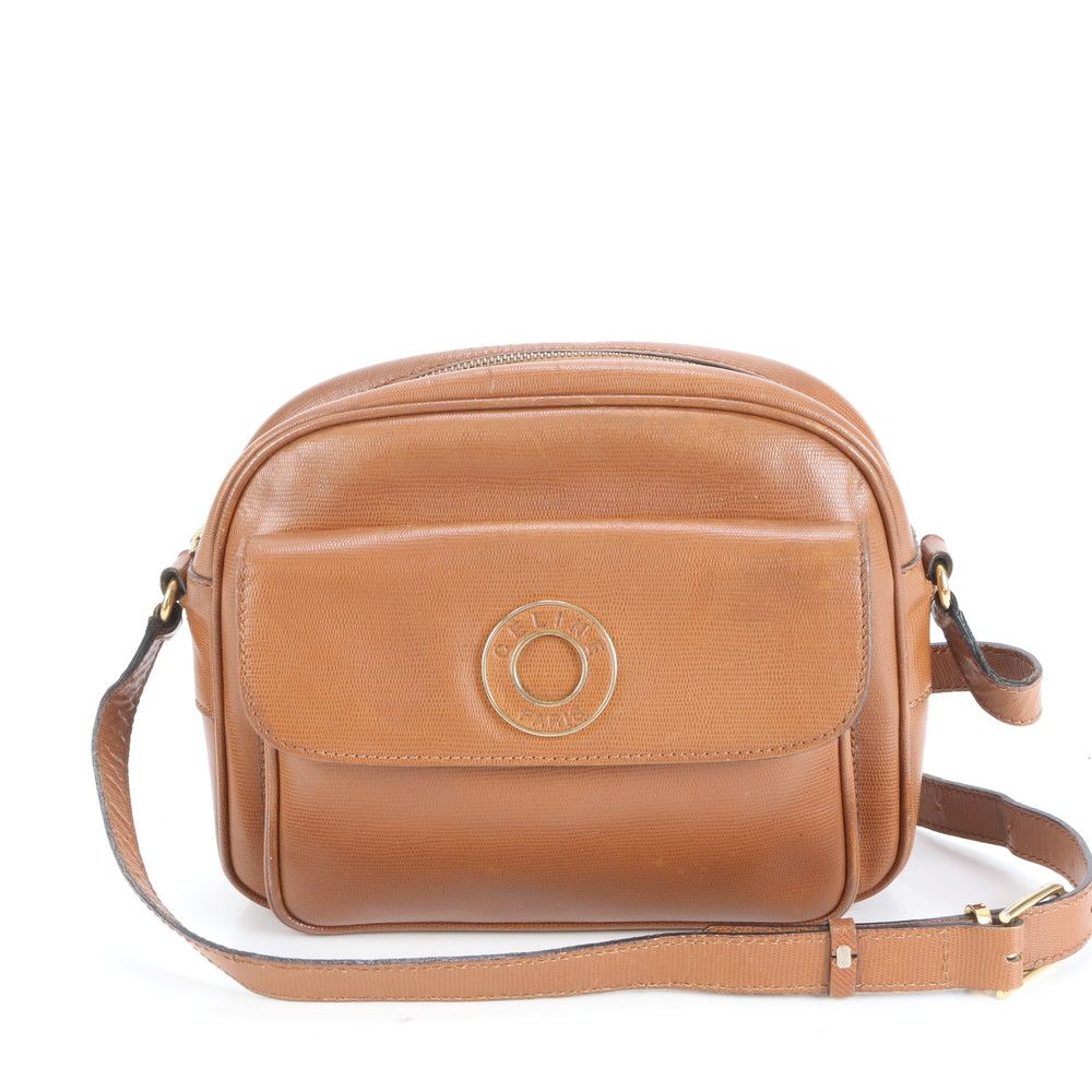 極美品 ヴィンテージ セリーヌ サークルロゴ レザー ショルダーバッグ  