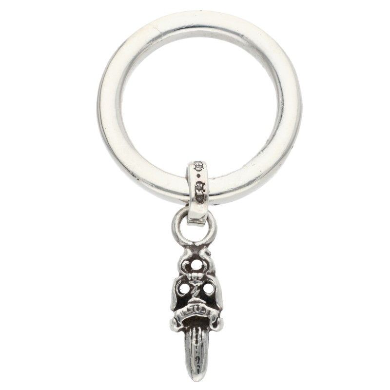 クロムハーツ NTFL シルバーリング 3mm プレーン　 9号 クロムハーツ NTFL W NTFL wダガーモチーフ/シルバーリング