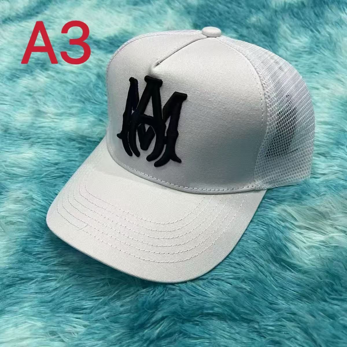 AMIRI ブラック メッシュキャップ AMIRI ブラックメッシュバック