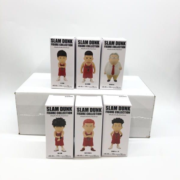 中古】東映 SLAM DUNK FIGURE COLLECTION 6体セット 未開封品