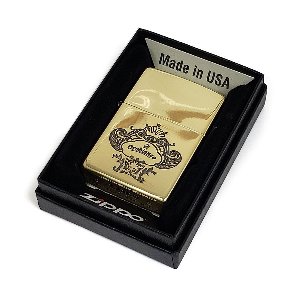 ★★かっちゃんOrobianco スクエア美品　★★ オロビアンコ お買い得品 Orobianco × ZIPPO ライター ジッポー 片面
