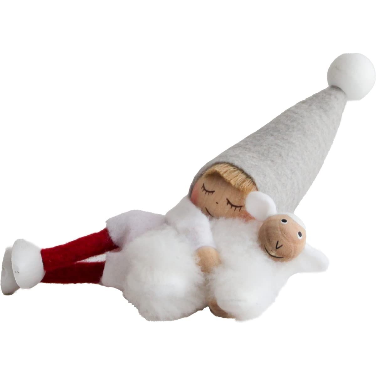 NORDIKA nisse ノルディカ ニッセ クリスマス 木製人形 おねんね男の子（羊）サイレントナイト