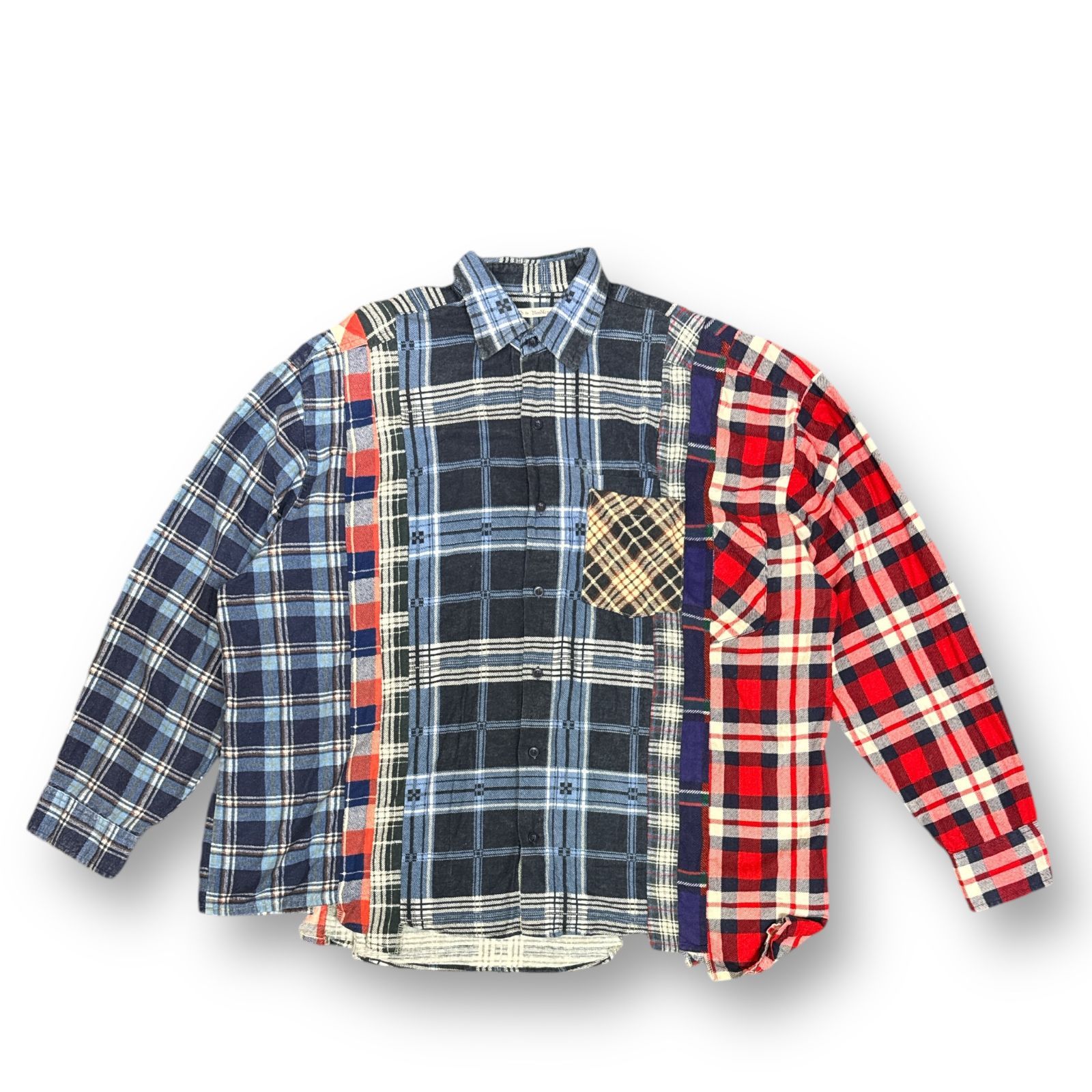 Rebuild By Needles フランネルリボンワイドシャツ REBUILD BY NEEDLES