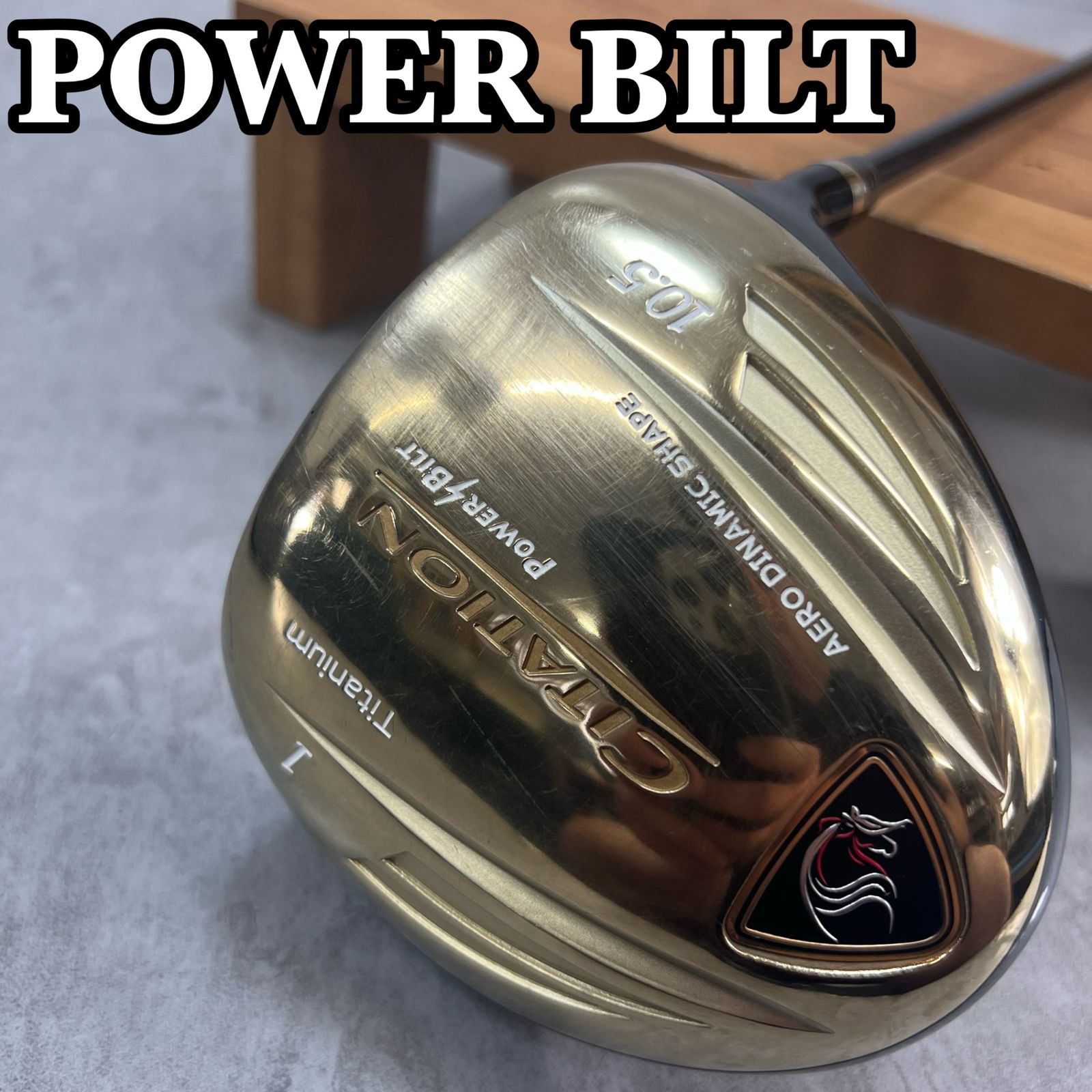 Power Bilt - POWER BILT　パワービルト　CITATION　サイテーション　メンズゴルフドライバー　カーボン　R　10.5°　右利き用　DR　45.25インチ　C-9 POWER BILT パワービルト CITATION サイテーション メンズゴルフ