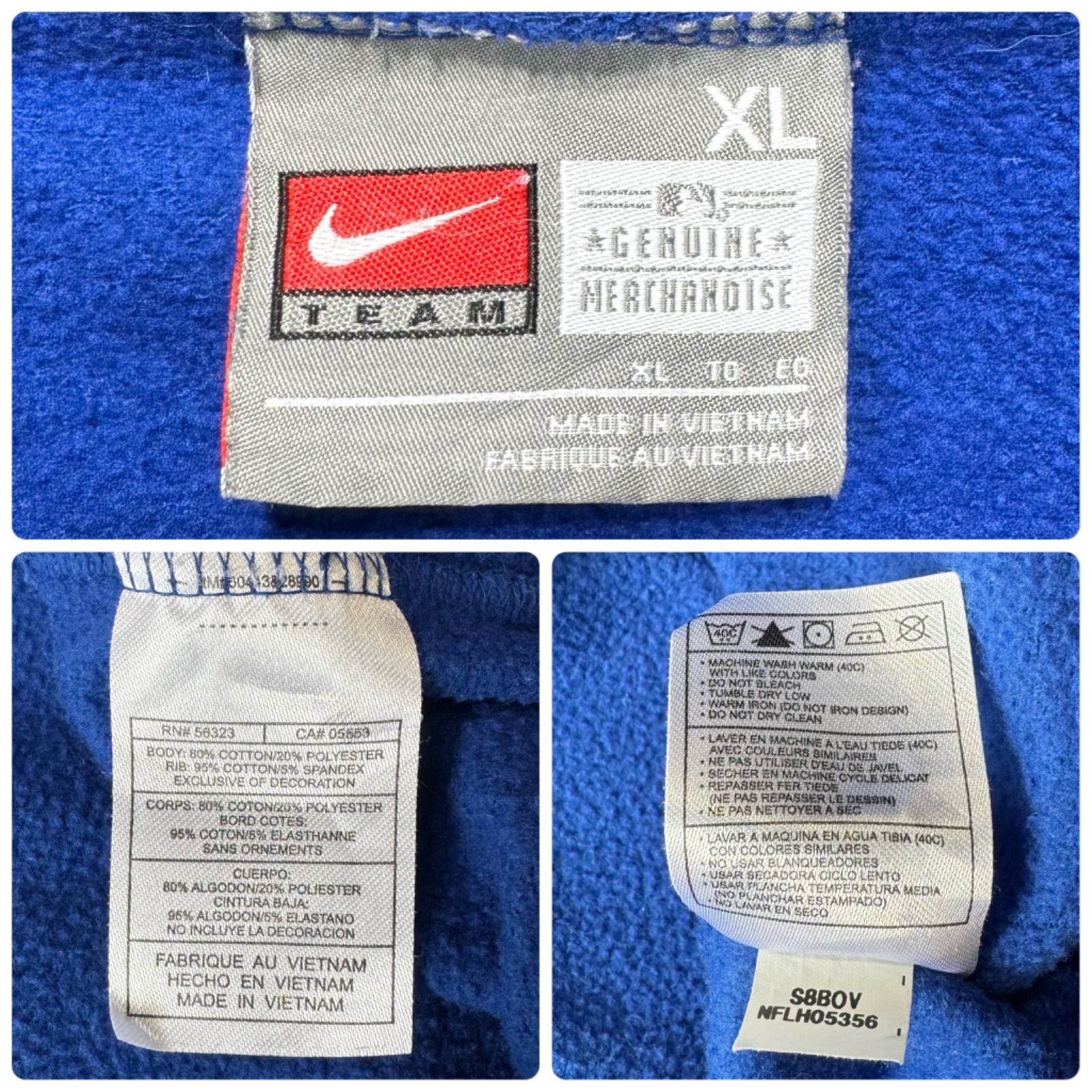 XL 00s NIKE ナイキ MLB ロサンゼルスドジャース プルオーバー 